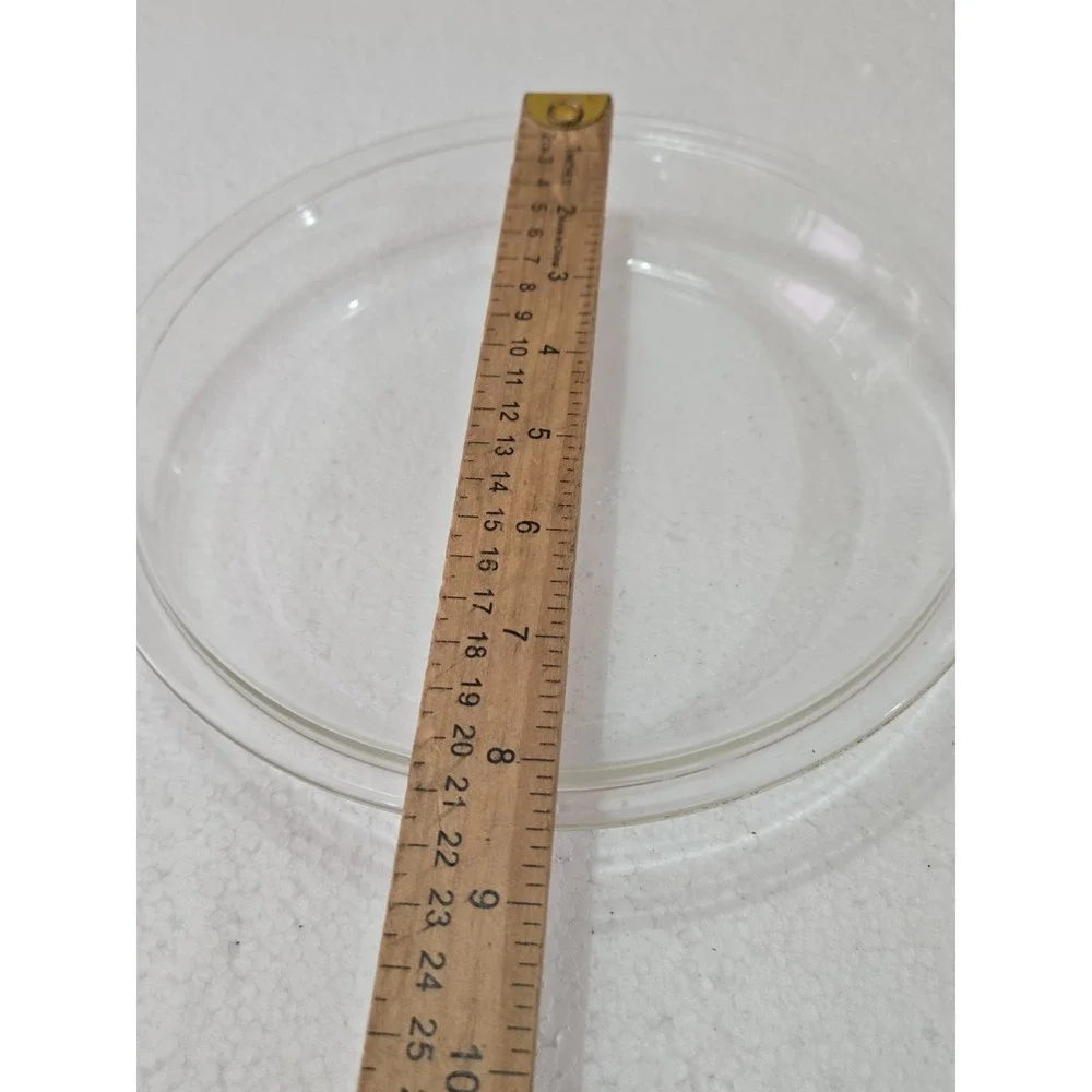 Vintage PYREX 208 8 Inch Deep Round Pie Plate Clear Glass Baking Dish Made in US